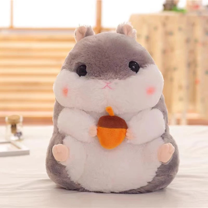 Hot 1pcs 28cm/38cm Lovely Hamster Stuffed Animal Dolls Plush Toys Simulation Hamster Large Toys for Children Girls Holiday Gift!