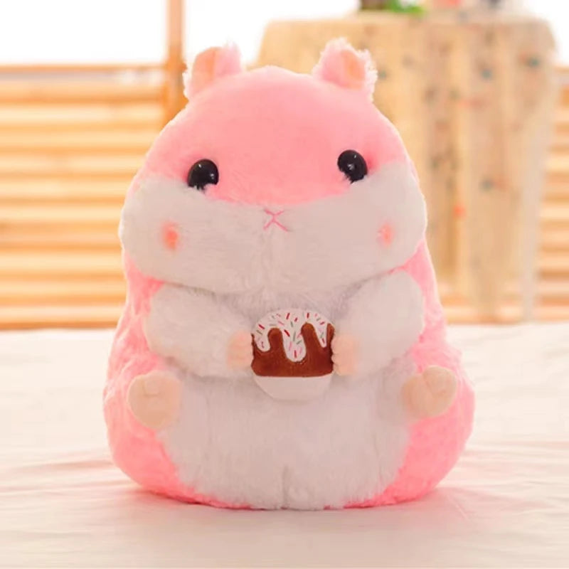 Hot 1pcs 28cm/38cm Lovely Hamster Stuffed Animal Dolls Plush Toys Simulation Hamster Large Toys for Children Girls Holiday Gift!
