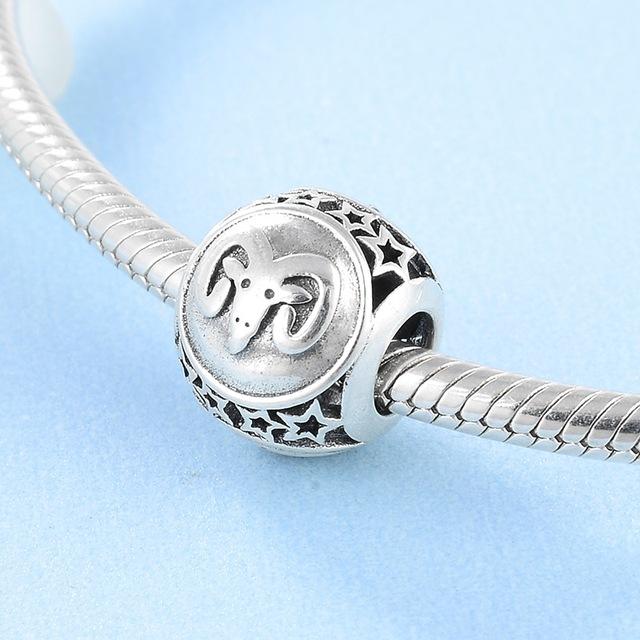 Sterling Silver Beads Fit Original Pandora Charm Bracelet