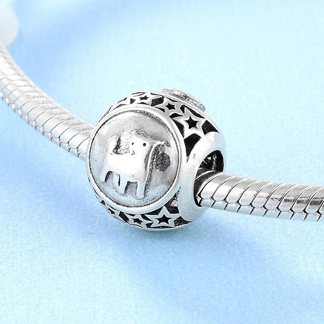 Sterling Silver Beads Fit Original Pandora Charm Bracelet