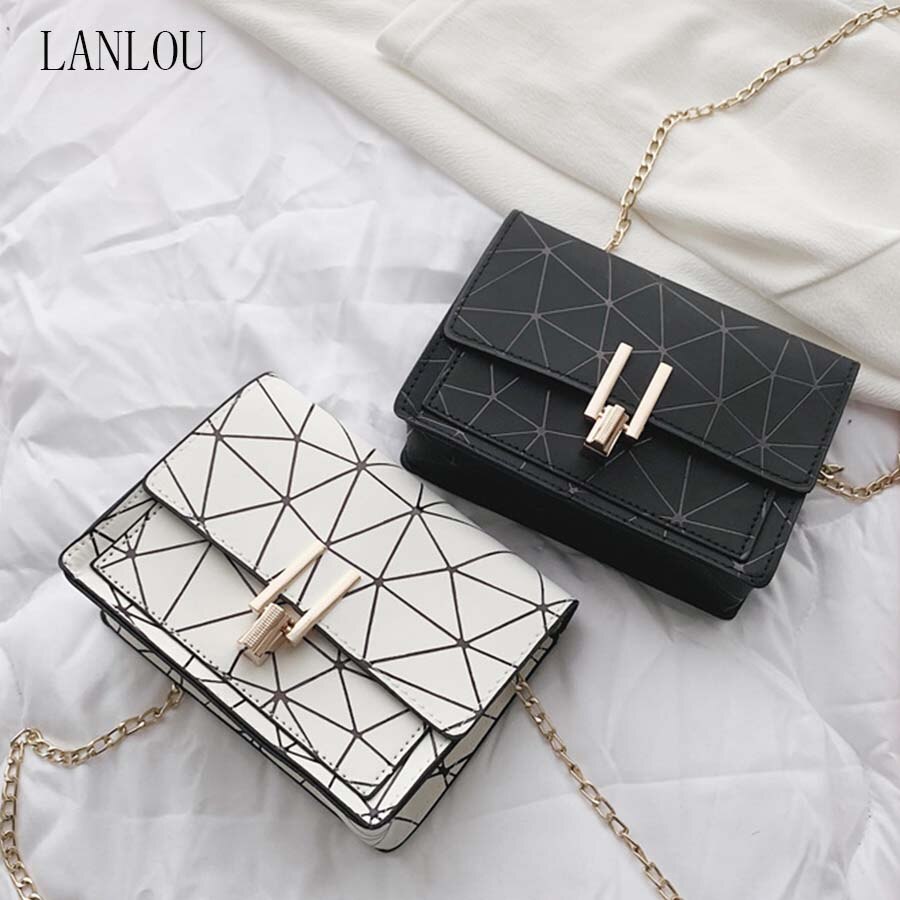 Bolso de mano geométrico de lujo