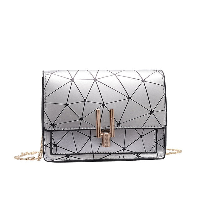 Bolso de mano geométrico de lujo