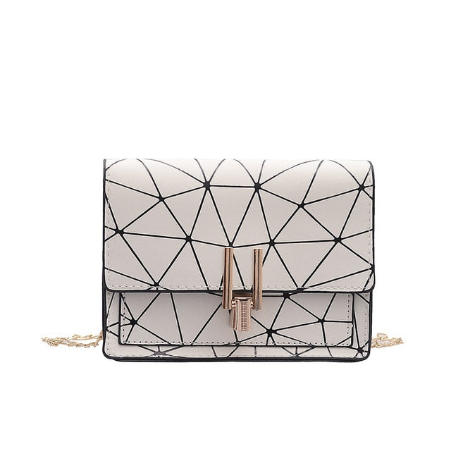 Bolso de mano geométrico de lujo