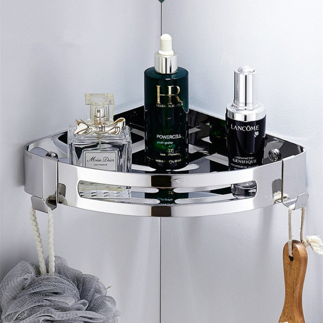 Steel Corner & Wall Bathroom Shelves
