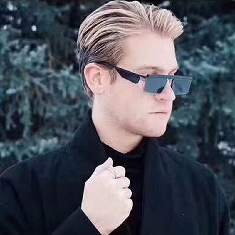 Retro Punk Square Sunglasses