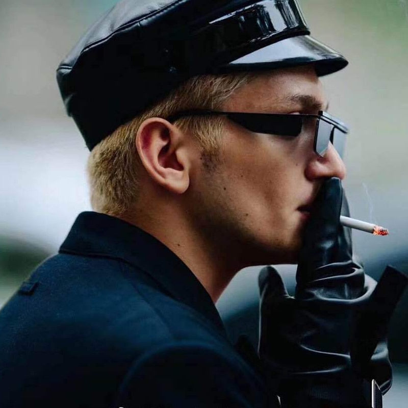 Retro Punk Square Sunglasses