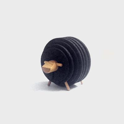 Wooden Sheep Felt Coasters