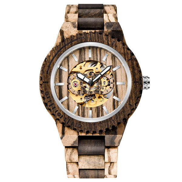 Luxury Wooden Mechanical Watch