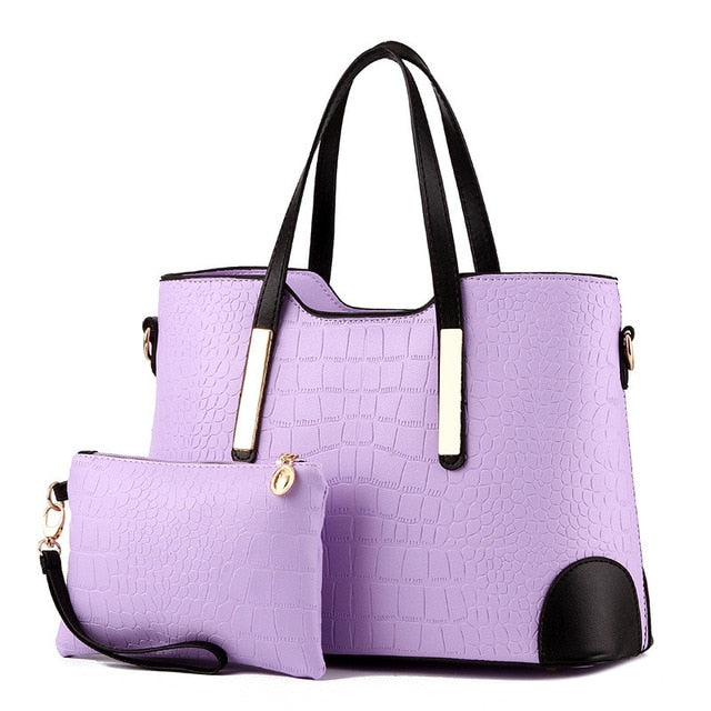 Bolso de mano vintage tipo mensajero con diseño de cocodrilo