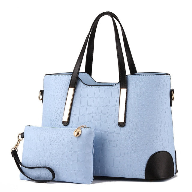 Bolso de mano vintage tipo mensajero con diseño de cocodrilo