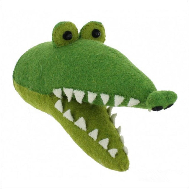 Animal Head Plush Decorations