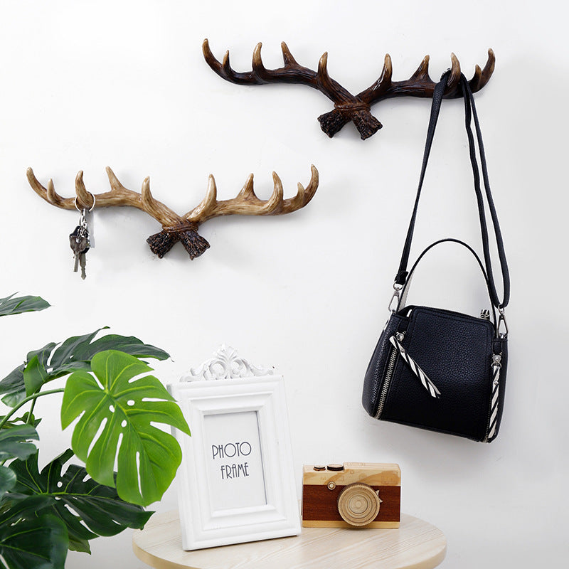 Retro Wall Antler Rack