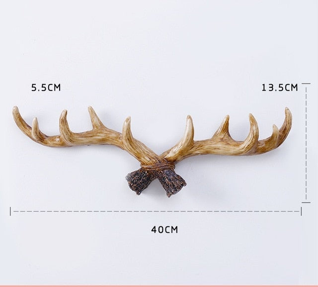 Retro Wall Antler Rack