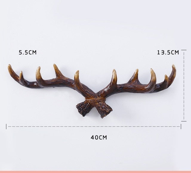 Retro Wall Antler Rack