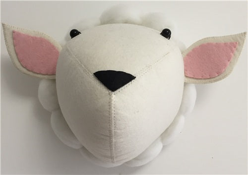 Animal Head Plush Decorations
