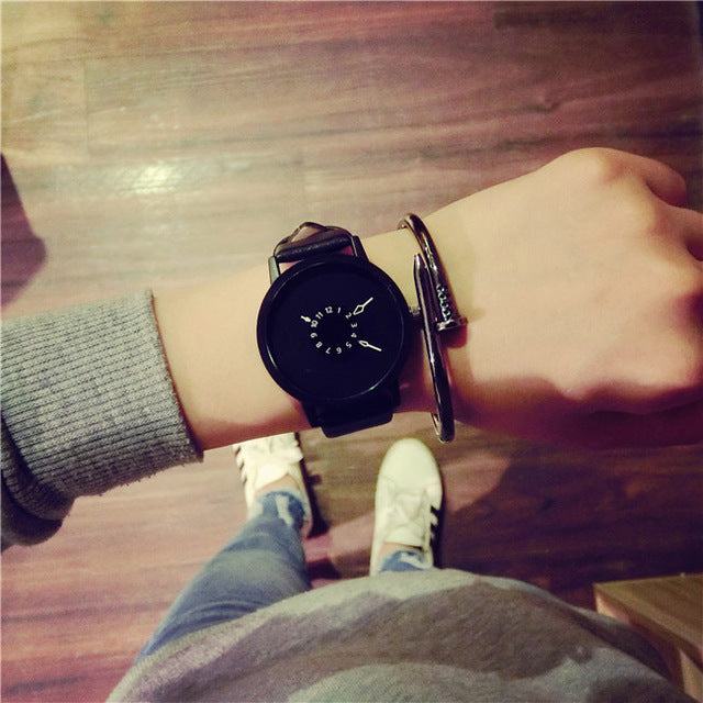 Minimalist Flat Quartz Watch