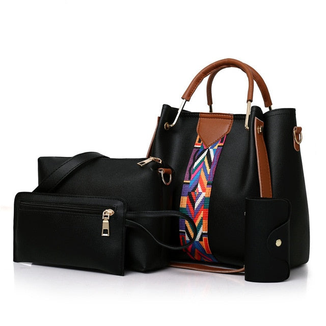 Conjunto de bolso cruzado con clase