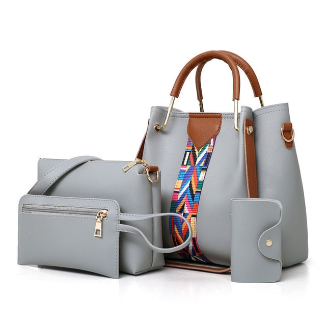 Conjunto de bolso cruzado con clase