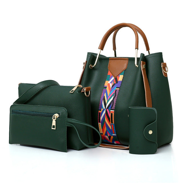 Conjunto de bolso cruzado con clase