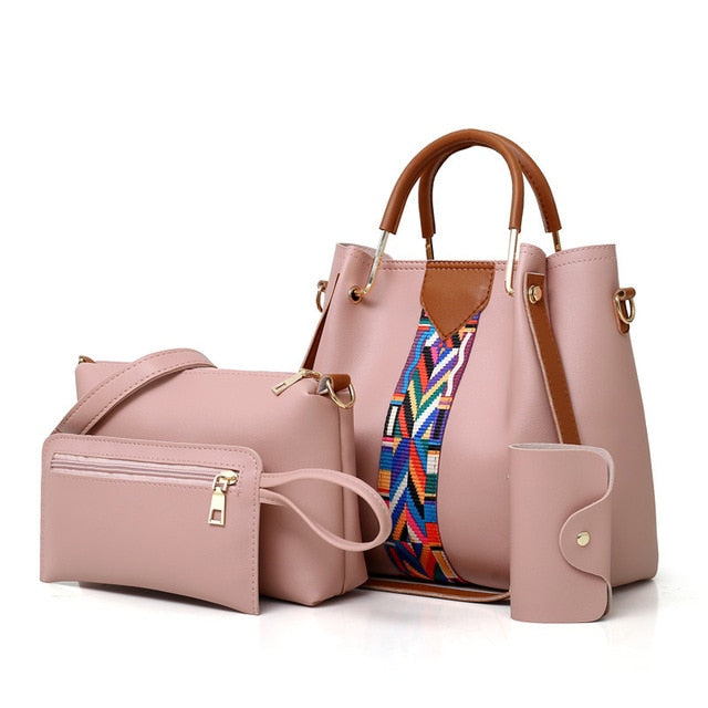 Conjunto de bolso cruzado con clase