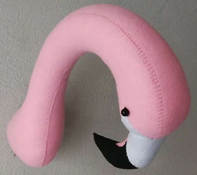 Animal Head Plush Decorations