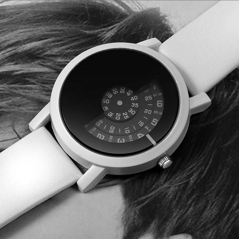 Modern Turntable Quartz Watch