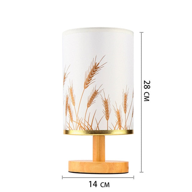 Wooden Wheat Lamp