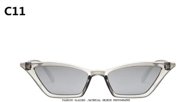 Transparent Cat Eye Sunglasses