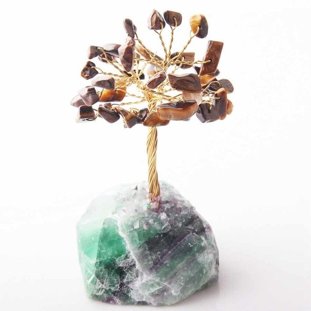 Gemstone Tree Figurine