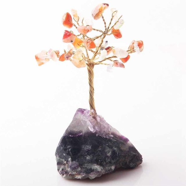 Gemstone Tree Figurine