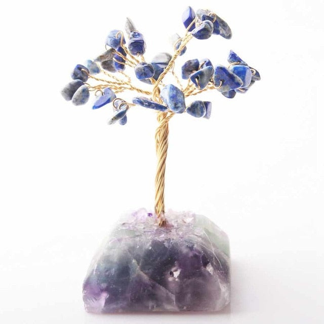 Gemstone Tree Figurine