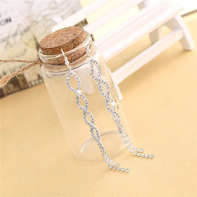 Silver Color Women Earrings