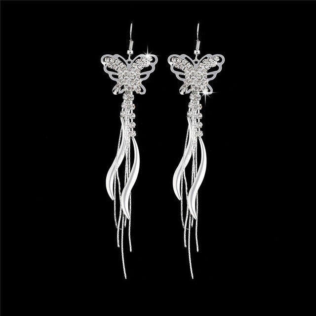 Silver Color Women Earrings