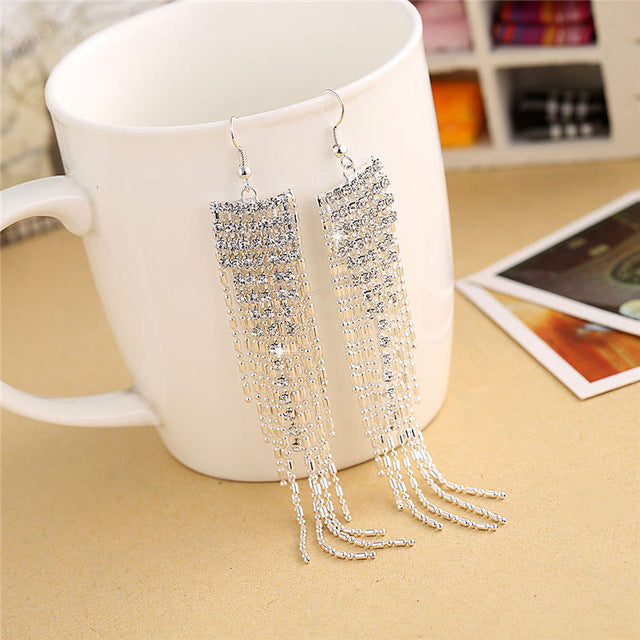 Silver Color Women Earrings