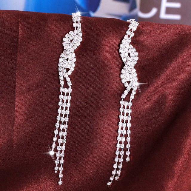 Silver Color Women Earrings