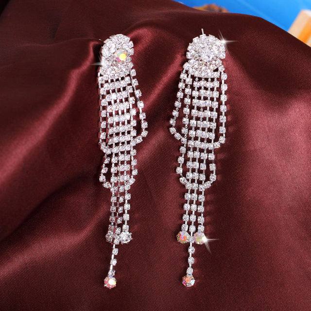 Silver Color Women Earrings