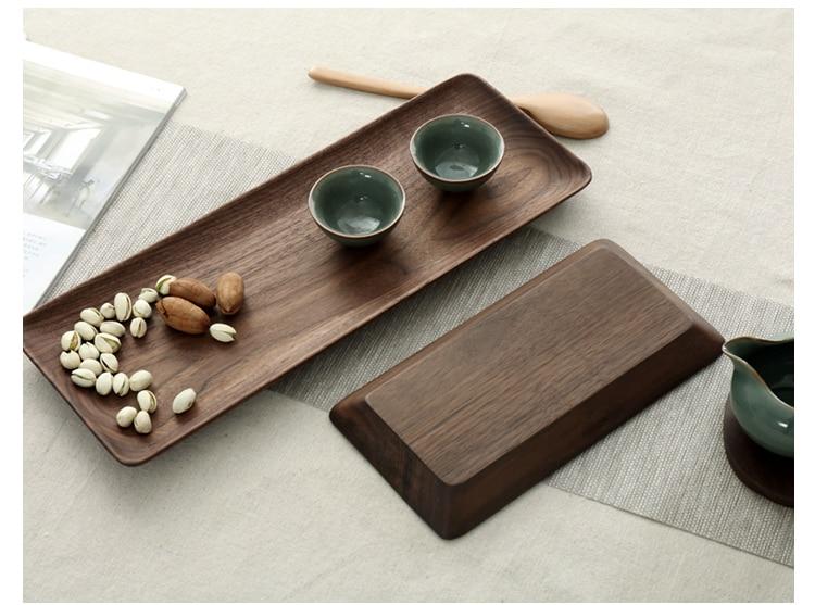 Walnut Rectangular Serving Tray