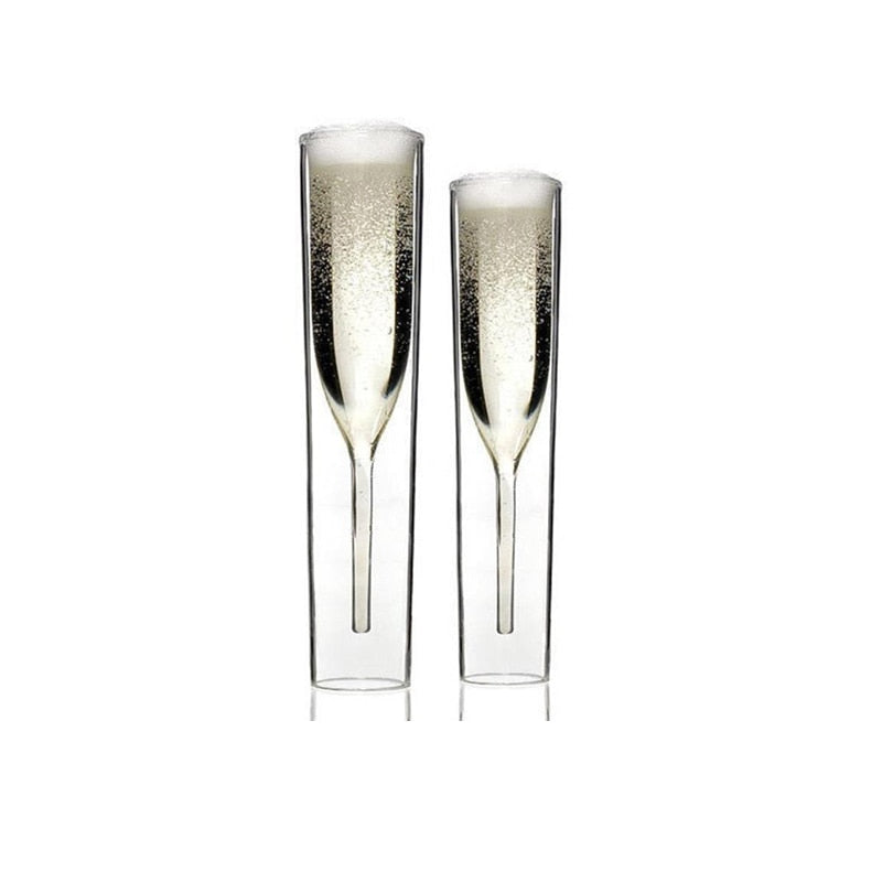 Double Wall Champagne Flute