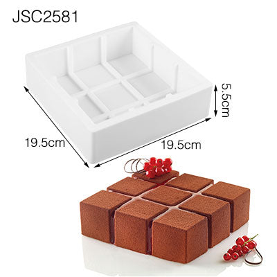 Geometric Silicone Cake Molds