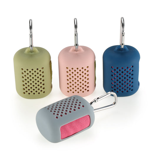 Mini Towel Silicone Travel Case