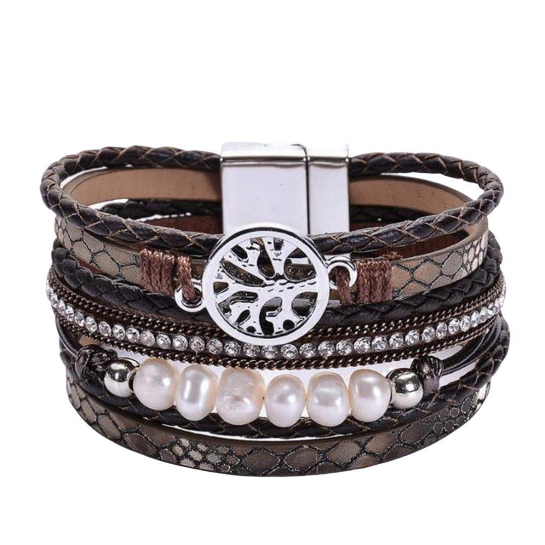 Multiple Layer Leather Bracelets For Women