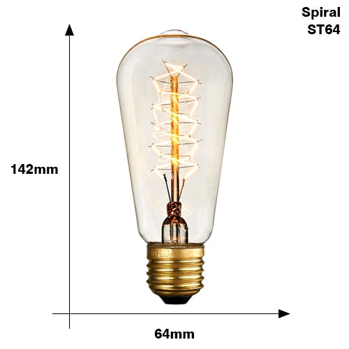 Bombilla retro de Edison