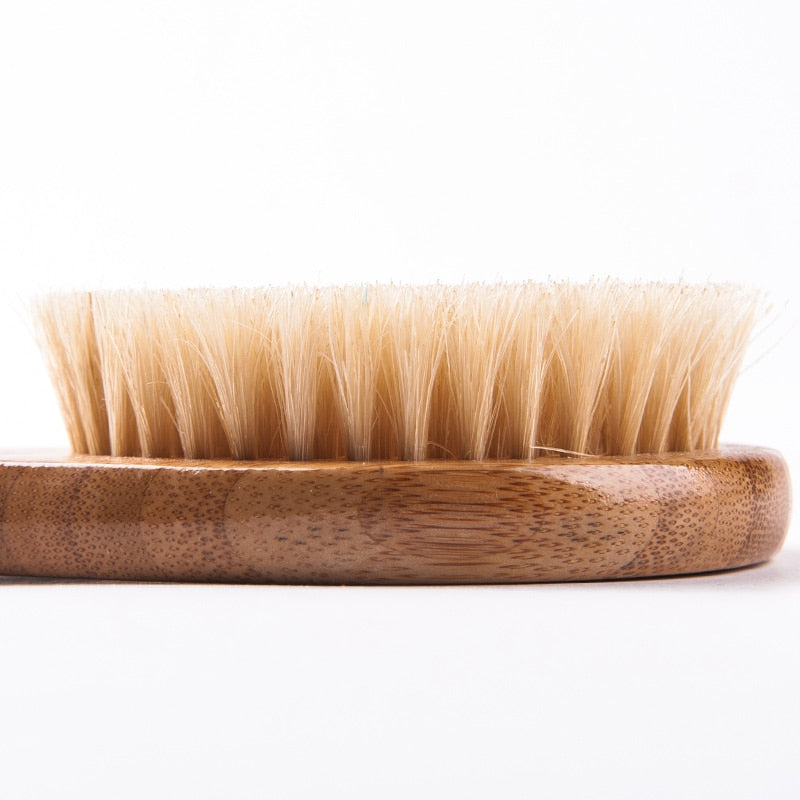 Natural Wood Body Brush