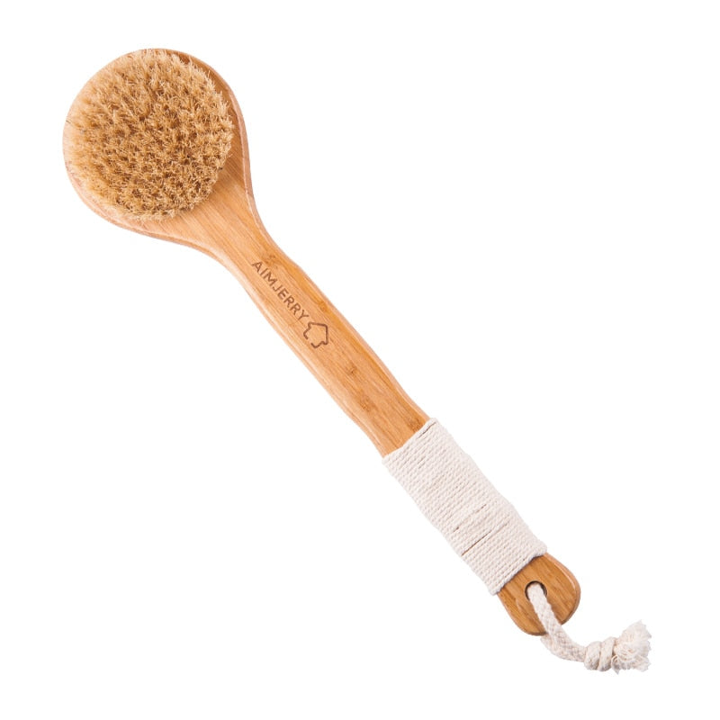 Natural Wood Body Brush