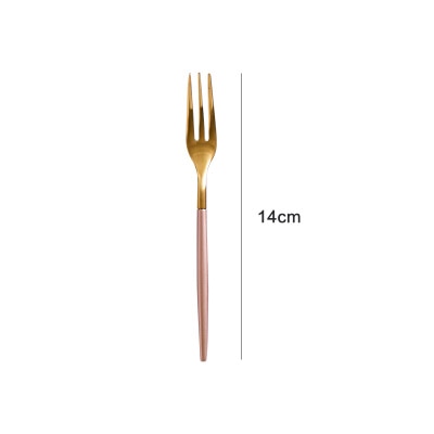 Pink & Gold Silverware