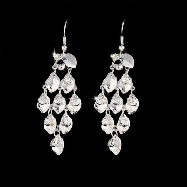 Silver Color Women Earrings