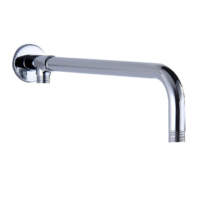 Chrome Minimalist Shower Arm & Head