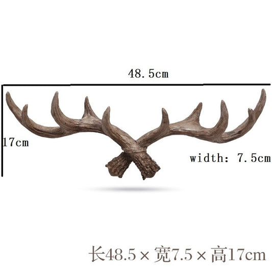 Retro Wall Antler Rack