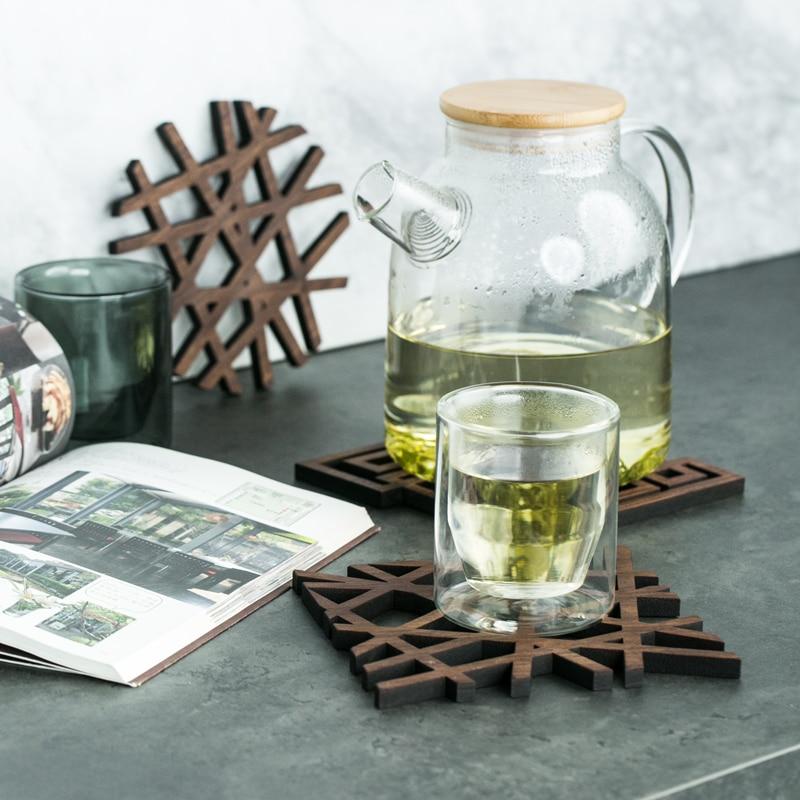 Walnut Lattice Coaster