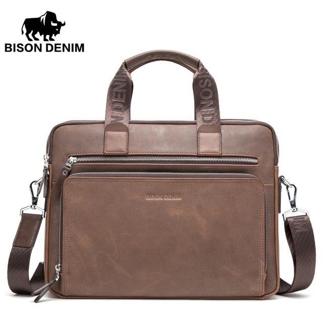 Genuine Cowhide Leather Satchel